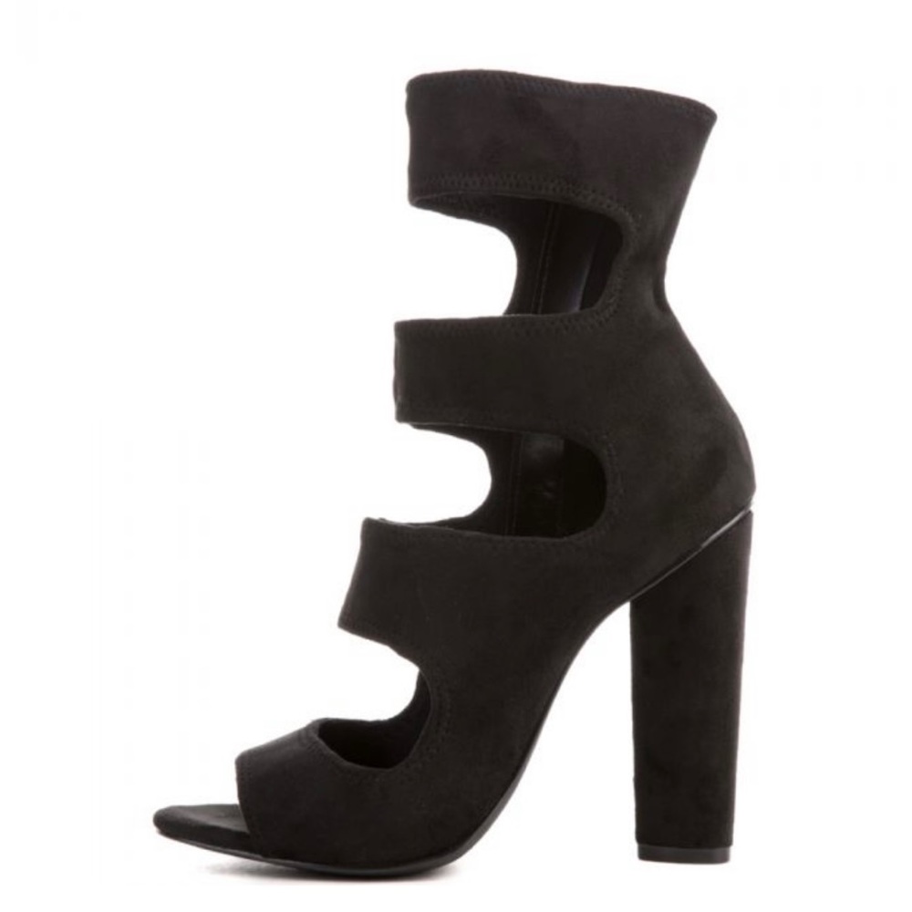Steve Madden black suede heel shoes